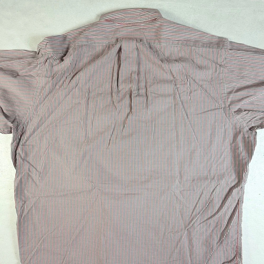 Ralph Lauren Blaire Mens XL Button Down Shirt Long Sleeve Gingham Red Blue Polo - Picture 3 of 5